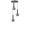 Opviq Chandelier Grey Black 9059-3