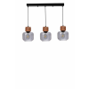 Opviq Chandelier Grey Oak Black 9069-5