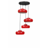 Opviq Chandelier Red Black 9029-4
