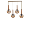  Opviq Csillár Honey Oak Gold 9072-6