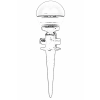 Opviq Outdoor Wall Lamp Black BBO-68170-BSY