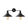  Opviq Wall Lamp Black Gold Conical - 12190