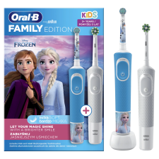 Oral-B D100 Kids Frozen + Vitality Pro D103 Elektroms fogkefe (2db) elektromos fogkefe