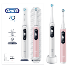  Oral-B elektromos fogkefe készlet iO - 6 - Fehér és rózsaszín elektromos fogkefe