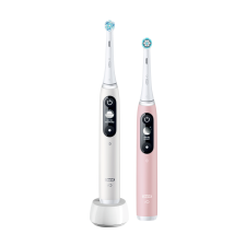 Oral-B iO6 DuoPack White + Pink elektromos fogkefe 2db/csomag (10PO010328) elektromos fogkefe
