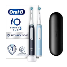 Oral-B iO Series 3N Duo Elektromos fogkefe (2db) - Fekete/Kék (3N) elektromos fogkefe