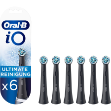 Oral-B iO Ultimate Clean Elektromos fogkefe Pótfej - Fekete (6db) (EB6) pótfej, penge