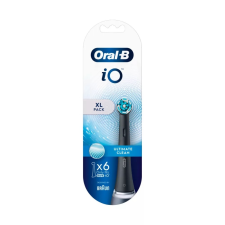 Oral-B iO Ultimate Clean, fogkefej, XL Pack 6 db-os, fekete pótfej, penge