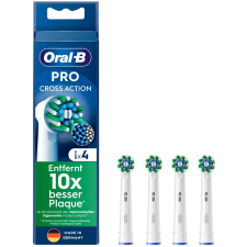 Oral-B Pro CrossAction Elektromos fogkefe Pótfej - Fehér (4db) (CROSSACTION) pótfej, penge