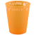  Orange, Narancssárga micro prémium műanyag pohár 250 ml