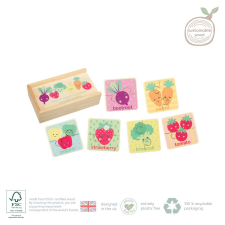 Orange Tree Toys Fa puzzle dobozban Zöldségek, Narancsfa játékok puzzle, kirakós