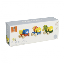 Orange Tree Toys Teherautó készlet, Narancsfa játékok autópálya és játékautó