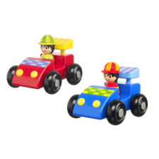 Orange Tree Toys Versenyautó készlet, Narancsfa játékok autópálya és játékautó