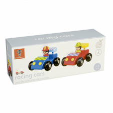 Orange Tree Toys Versenyautó készlet, Narancsfa játékok autópálya és játékautó