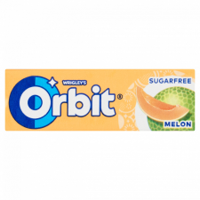 Orbit Orbit Melon dinnyeízű cukormentes rágógumi édesítőszerrel 14 g csokoládé és édesség