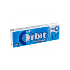  ORBIT PEPPERMINT DRAZSÉ 14G &quot;R&quot; csokoládé és édesség