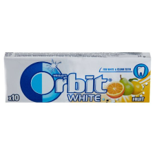 Orbit White gyümölcsízű cukormentes rágógumi édesítőszerrel 14 g csokoládé és édesség
