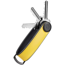 ORBITKEY Key Organizer Leather 2.0 - Solar Yellow kulcstartó