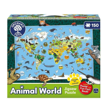 Orchard Toys Világ állatai puzzle és poszter150 db-os ORCHARD TOYS OR300 puzzle, kirakós