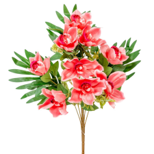 Orchidea csokor féloldalas 9v. beauty M50cm 12db/# dekorációs kellék