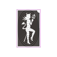  Ördöglány (csss0083) csillámtetoválás