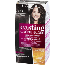 ĽOréal Paris L'ORÉAL CASTING Créme Gloss 200 Tartós hajszínkrém, ébenfekete hajfesték, színező