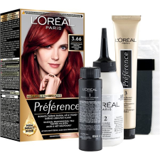 ĽOréal Paris ĽORÉAL PARIS Préférence Pure Plum P37 Intenzív sötétvörös hajfesték, színező