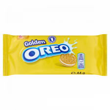  Oreo Golden vaníliaízű töltelékkel töltött keksz 44 g csokoládé és édesség