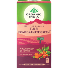 Organic India Tulsi Gránátalmás bio zöld tea tea