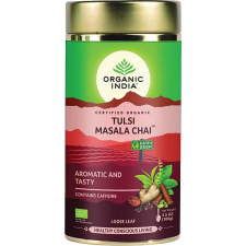 Organic India Tulsi MASALA CHAI, szálas bio tea, 100g - Organic India jóga felszerelés