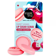 Organic Shop ajakradír 10ml Cseresznyés macaron cukros bio cseresznyével ajakápoló