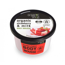 Organic Shop Epres yoghurt test mousse 250 ml Organic Shop testápoló