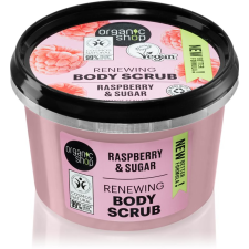 Organic Shop Raspberry & Sugar gyengéd testpeeling 250 ml testápoló