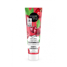 Organic Shop Szuvasodás elleni fogkrém cseresznyével és gránátalmával 100 g Organic Shop fogkrém