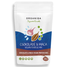  Organiqa bio csokoládé-maca vegán fehérje 400 g vitamin és táplálékkiegészítő