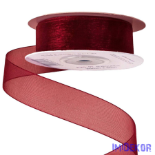  Organza szalag 20mm x 20m - Bordó dekorációs kellék