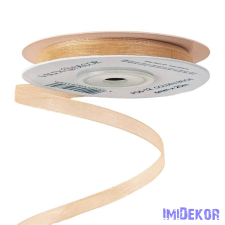  Organza szalag 6mm x 20m - Bézses Arany dekorációs kellék