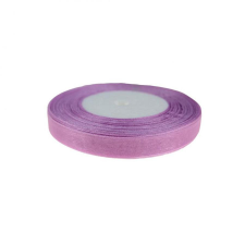  Organza szalag, lila, szélessége 13 mm. Az ár egy méterre vonatkozik dekorációs kellék