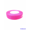  Organza szalag szegett 20mm x 45,72m - Közép Pink