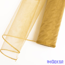  Organza szegett 20cm x 8,2m - Arany dekorációs kellék
