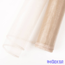  Organza szegett 20cm x 8,2m - Bézs dekorációs kellék
