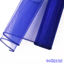  Organza szegett 20cm x 8,2m - Királykék dekorációs kellék