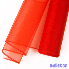  Organza szegett 20cm x 8,2m - Piros dekorációs kellék