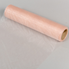  Organza tekercs 107 barack 23cmx10m dekorációs kellék