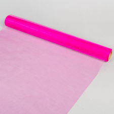  Organza tekercs 27 pink 48cmx10m dekorációs kellék