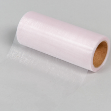  Organza tekercs 90 halvány rózsaszín 12cmx10m dekorációs kellék