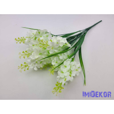  Orgona 7 ágú selyem csokor 38cm - Fehér dekorációs kellék