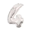  Óriás 4-es Silver szám Fólia lufi 85 cm