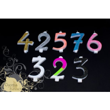  Óriás arany számgyertya &quot;3&quot;-as gyertya