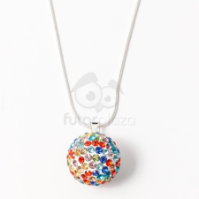 Óriás shamballa nyaklánc multicolor jwr-1471 nyaklánc